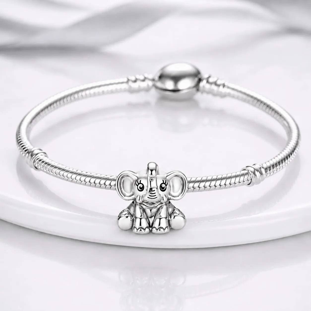 MariaFonte Charm Elefante Portafortuna in Argento 925 - immagine 7