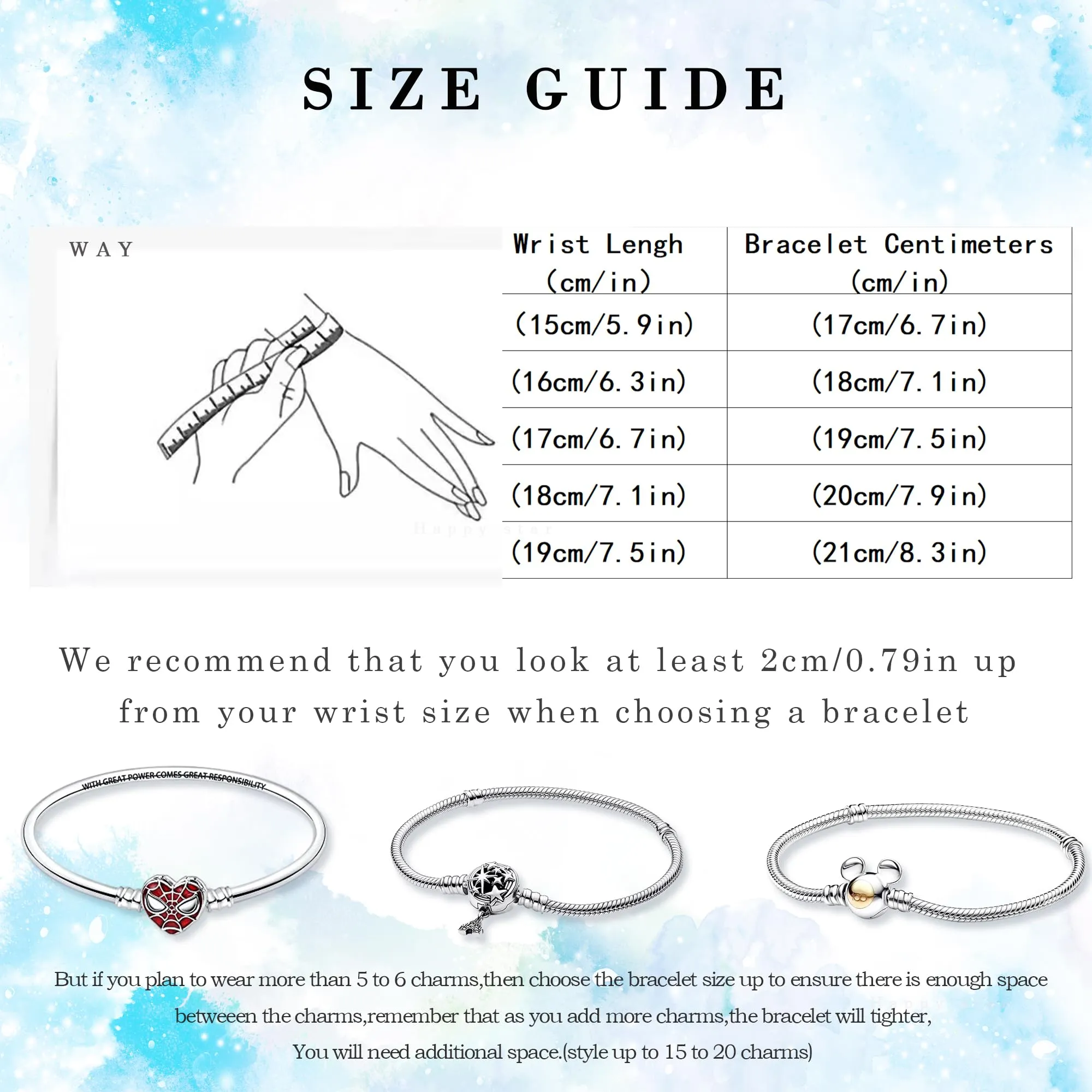 HappyStar Bracciale Donna in Argento 925 con Bead Charm - immagine 4