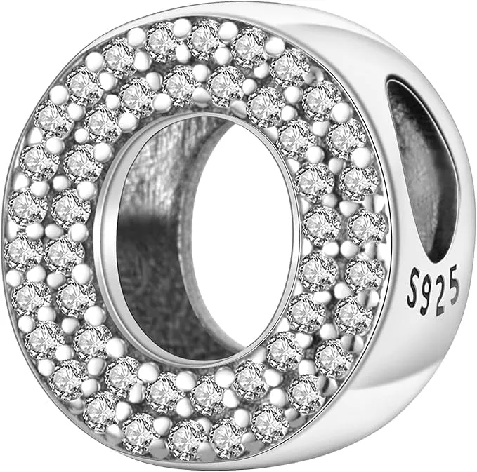 Jokmeo Charm Lettera O in Argento Sterling 925 per Donna - immagine 1