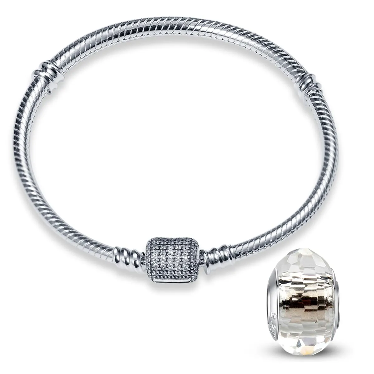 HappyStar Bracciale Donna in Argento 925 con Bead Charm - immagine 1