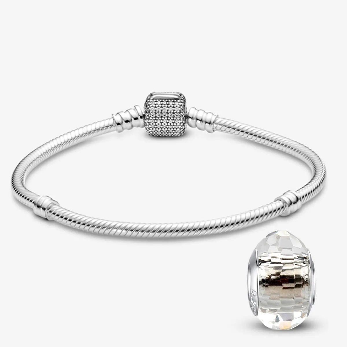 HappyStar Bracciale Donna in Argento Sterling 925 con Bead Charm - immagine 4