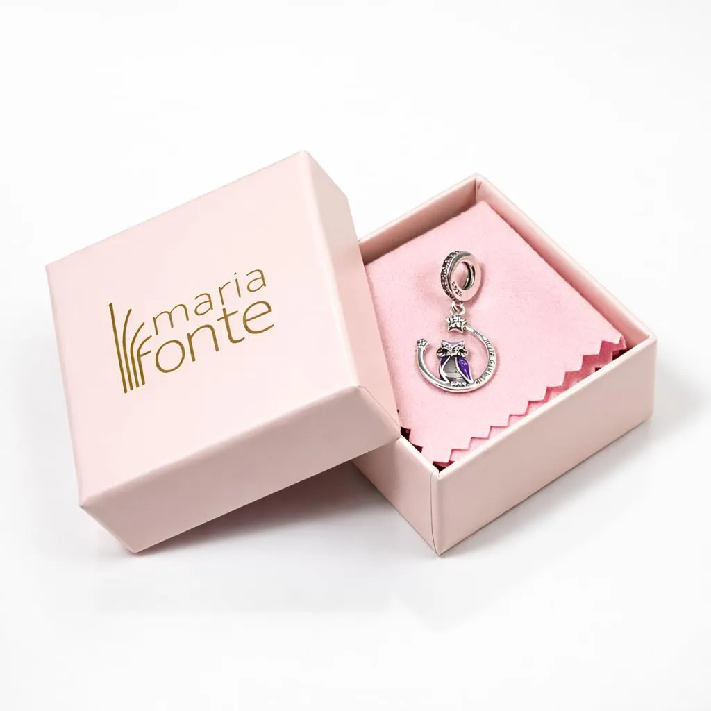 MariaFonte Charm Gufo Never Give Up in Argento 925 - immagine 5