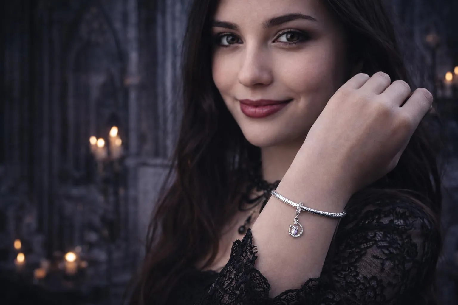 MariaFonte Charm Gufo Never Give Up in Argento 925 - immagine 8