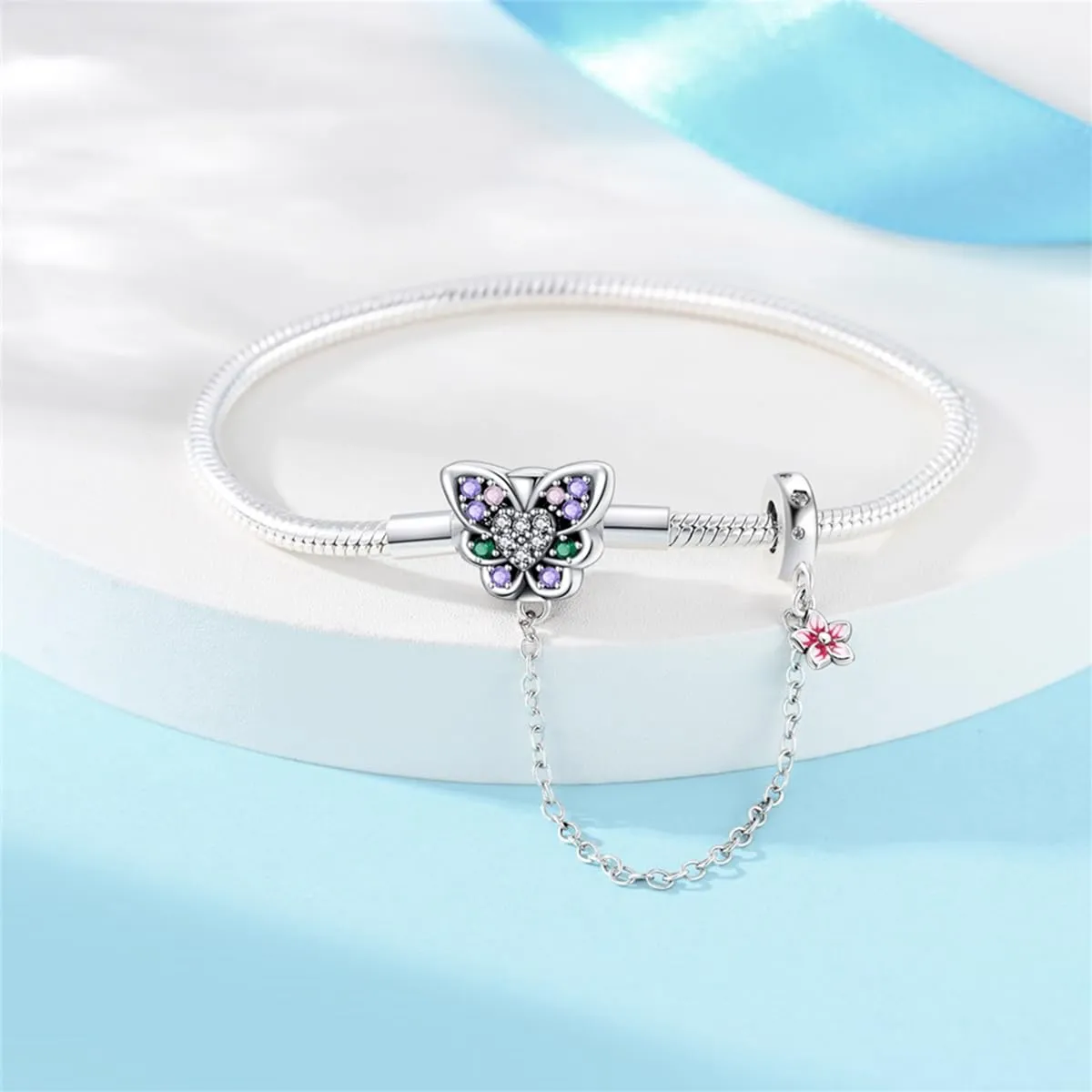 HappyStar Bracciale Donna in Argento 925 con Bead Charm - immagine 4