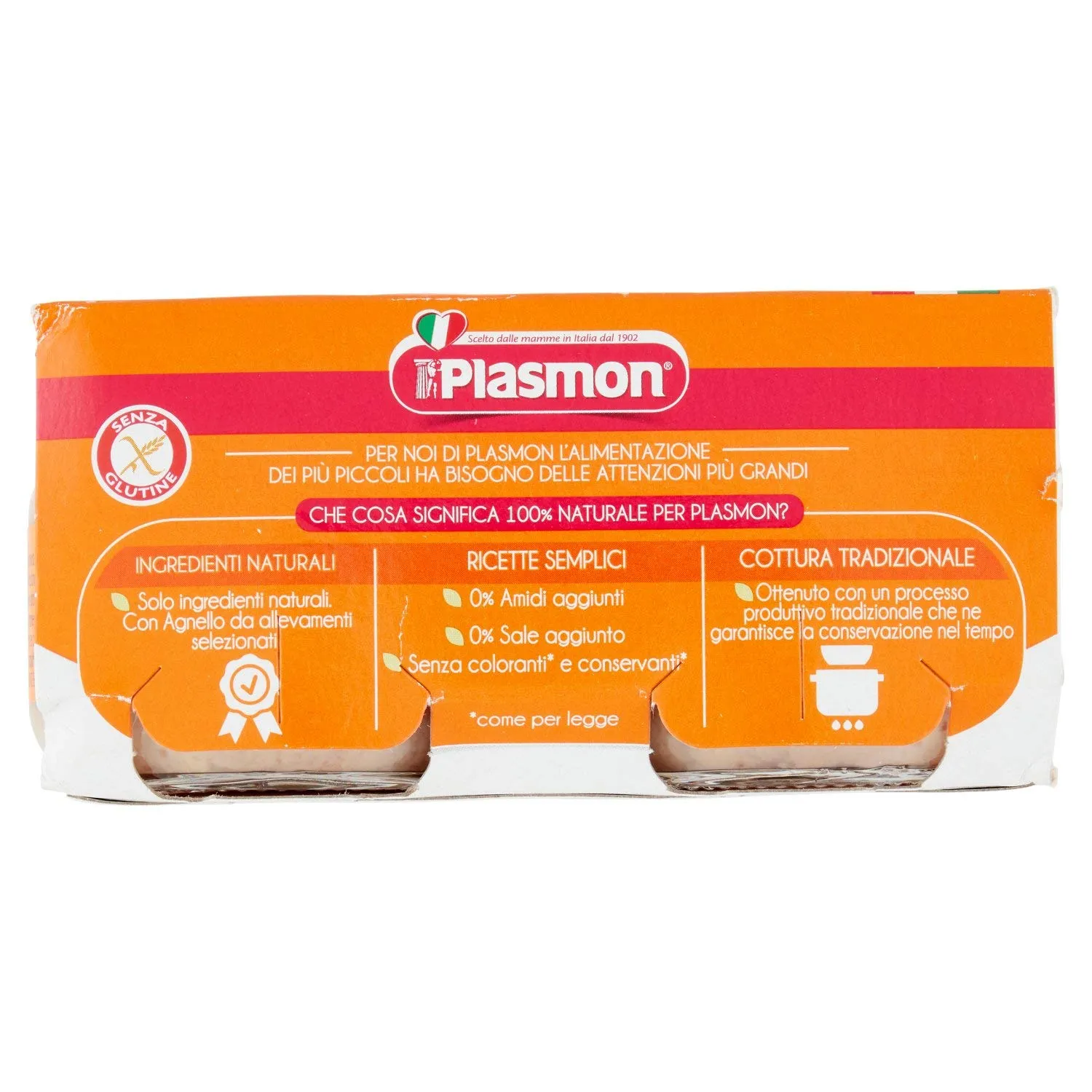 Plasmon Omogeneizzato Agnello 2x80g (Confezione da 5) - immagine 5