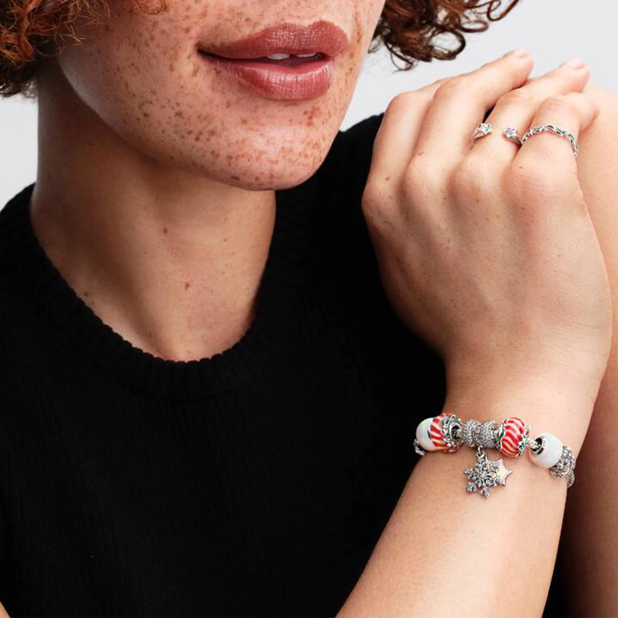 Pandora Moments Iridescent Sterling Silver and Resin Charm 794245C01 - immagine 5
