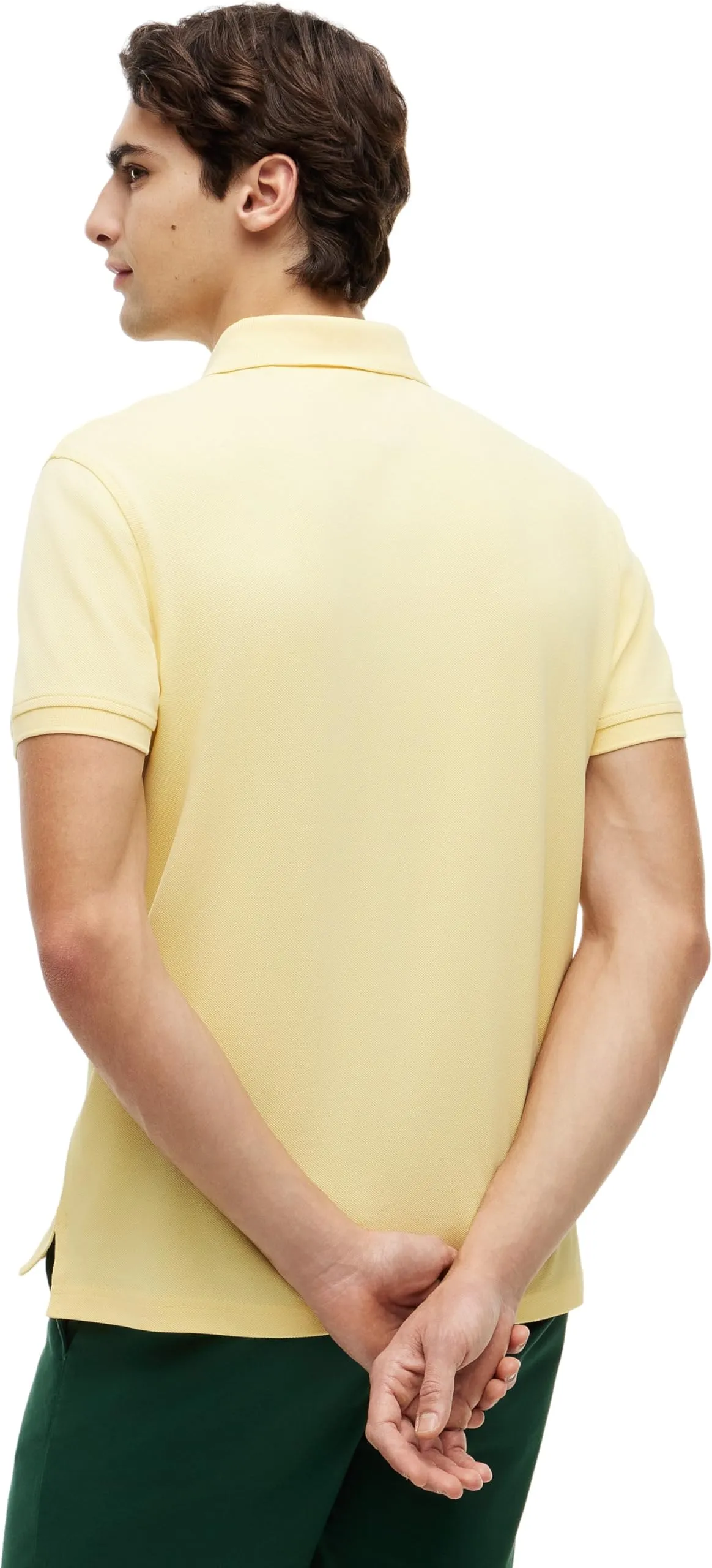 Tommy Hilfiger Polo Maniche Corte 1985 Regular Fit, Giallo Citronella, XL - immagine 3
