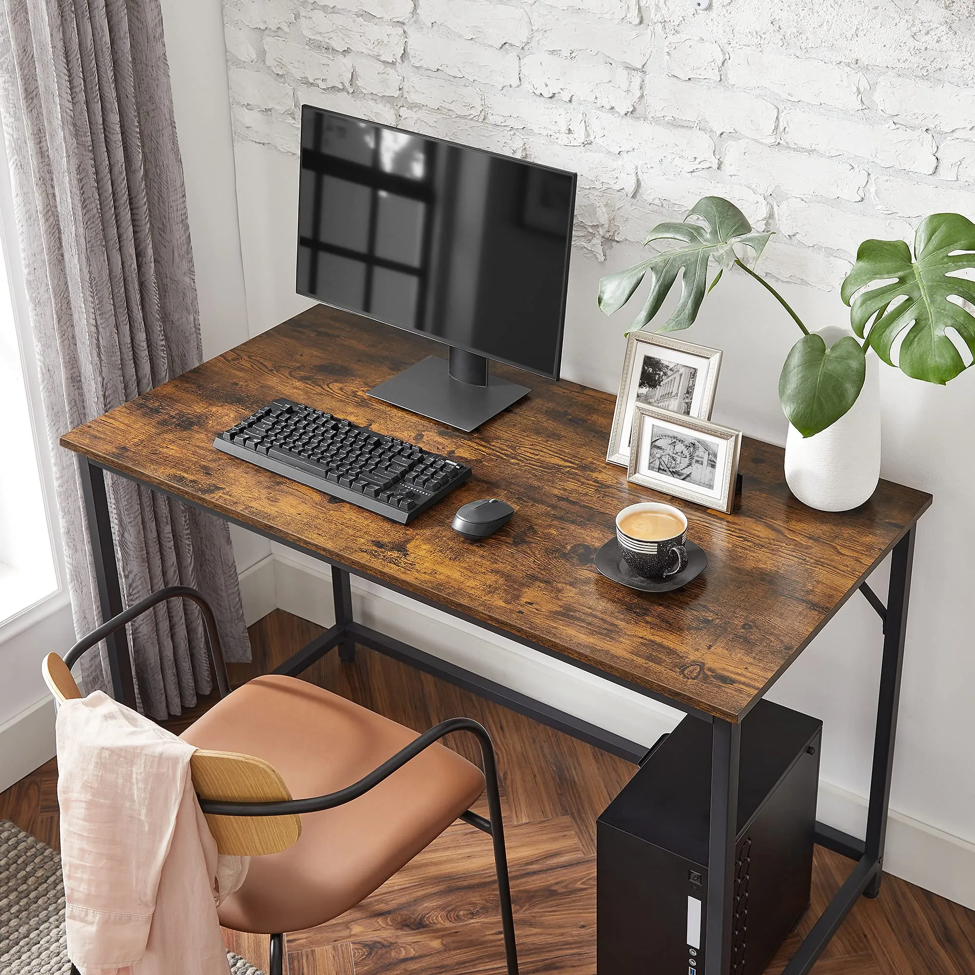VASAGLE Scrivania per Computer, 120 x 60 x 76 cm - immagine 4