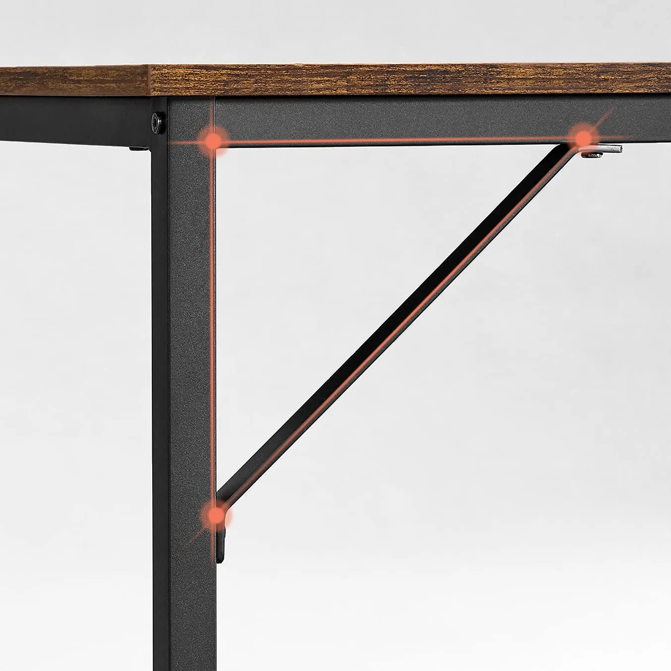 VASAGLE Scrivania per Computer, 120 x 60 x 76 cm - immagine 6
