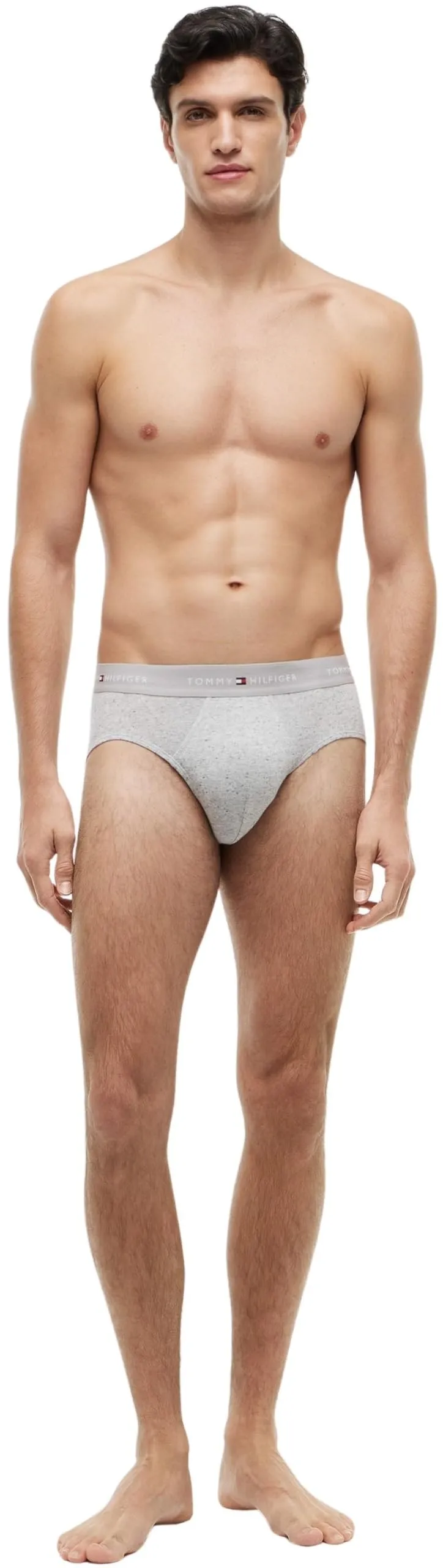 Tommy Hilfiger Slip da Uomo UM0UM03471, Pack da 3, Multicolore, L - immagine 5