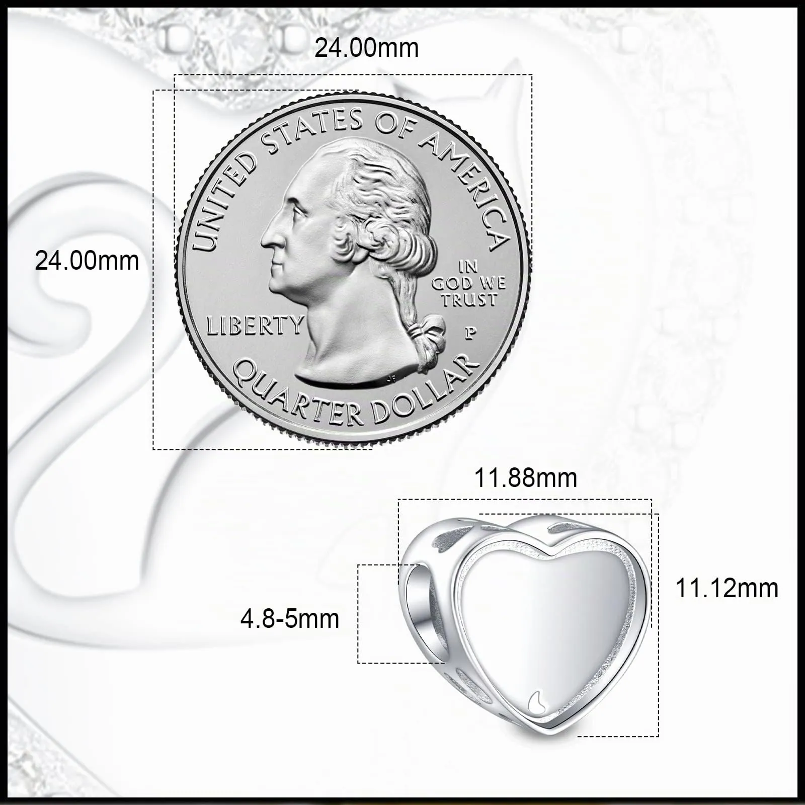 Annmors Charm Gatto Personalizzato con Foto in Argento 925 per Bracciali e Collane da Donna - immagine 6