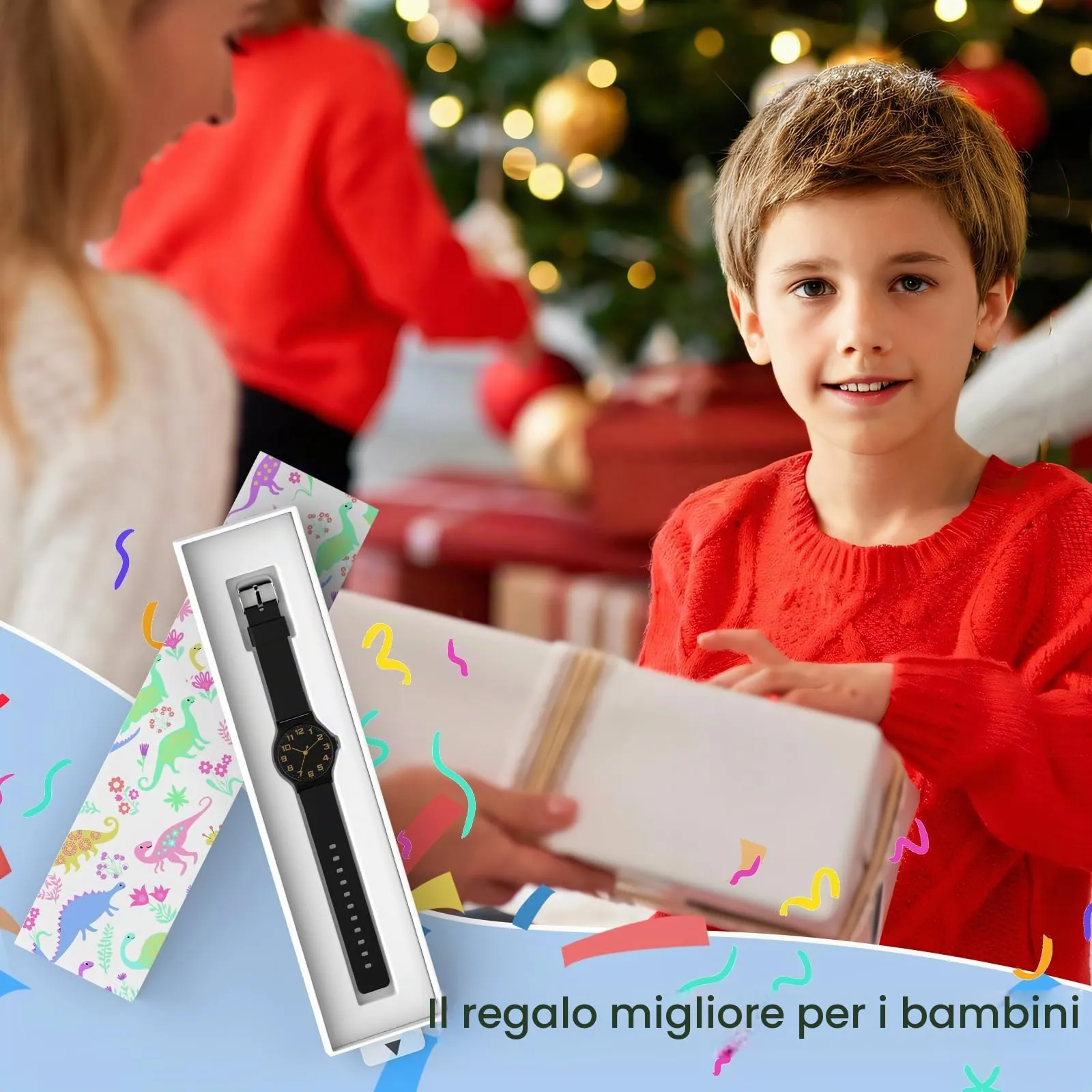 SOCICO Orologio Analogico Sportivo Impermeabile 30m per Bambini 5-15 Anni, Mimetizzazione, SOC-1010L - immagine 6