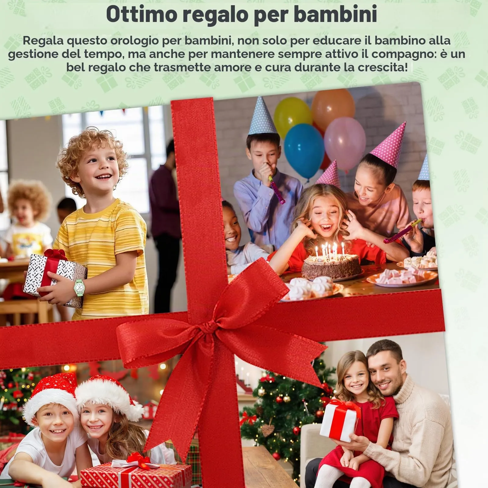 SOCICO Orologio Analogico per Bambini 4-12 Anni, 50m Impermeabile, Soc-6088 - immagine 6