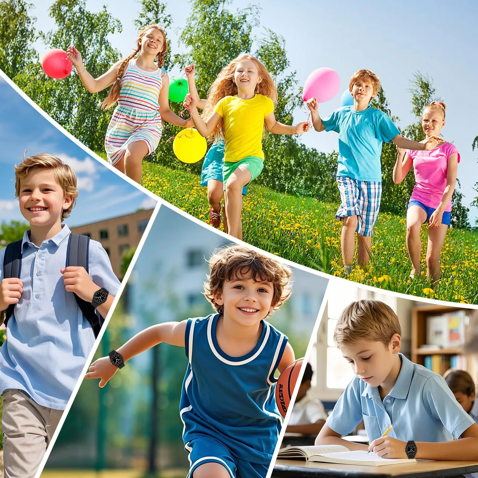 SOCICO Orologio Analogico per Bambini 4-12 Anni, 50m Impermeabile, Soc-6088 - immagine 5