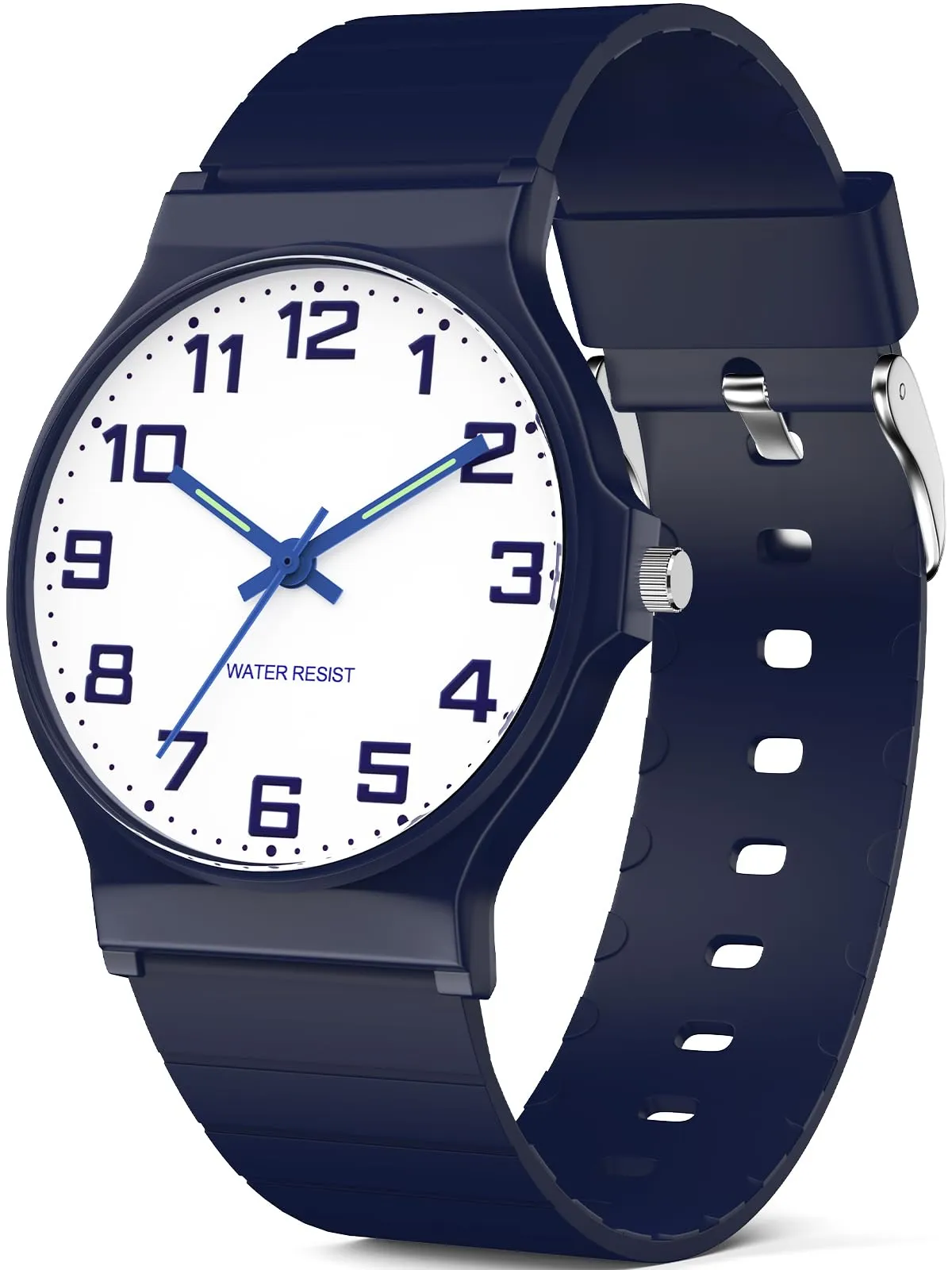 SOCICO Orologio Analogico Sportivo per Bambini 5-15 Anni, Resistente all'Acqua 30M, Blu Navy - immagine 1