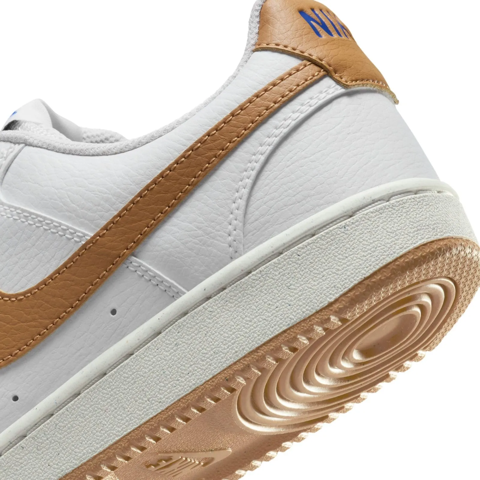 Nike Court Vision Low Next Nature Sneaker White Flax Game Royal Sail FV9952-102 - immagine 6