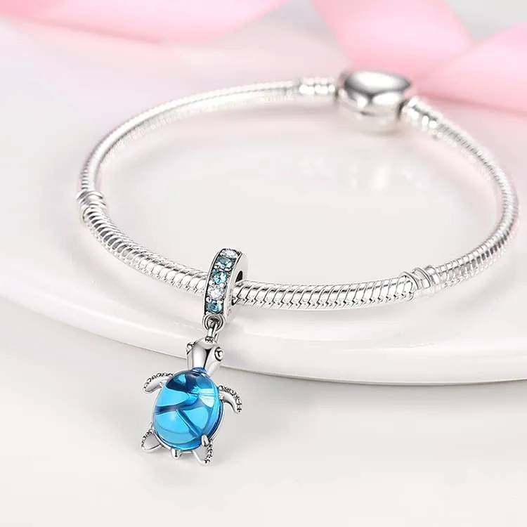 KUNSIR Bead Charm in Argento Sterling 925 con Cubic Zirconia per Braccialetti e Collane Europei - immagine 3