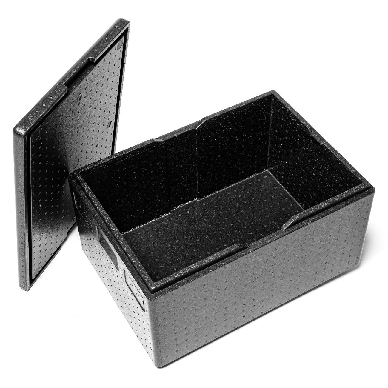 Forgast Thermobox Universale, Polistirolo/Poliolefina, Nero, 68,5x48,5x36,5 cm, 80 l - immagine 2