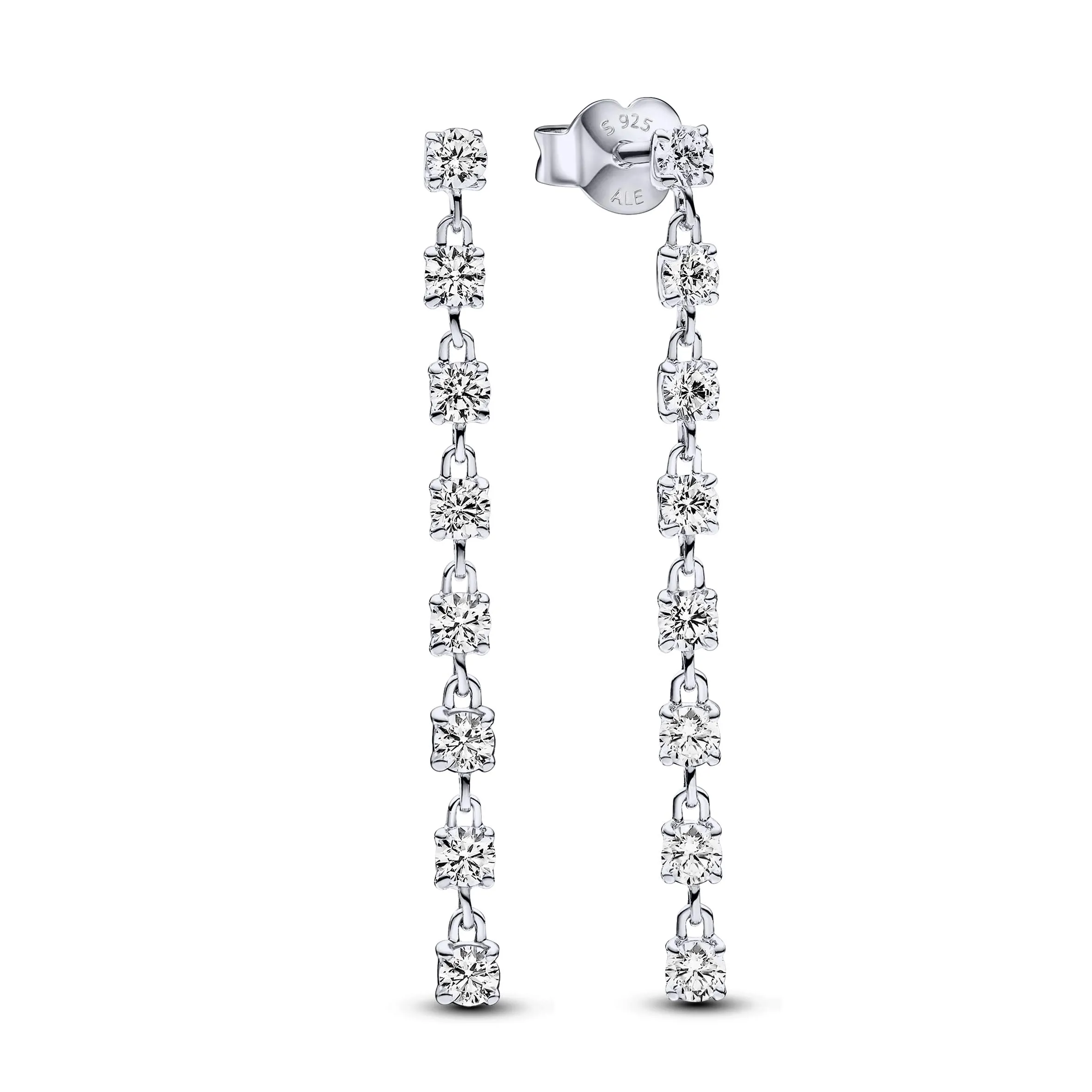Pandora Timeless Orecchini Pendenti in Argento Sterling con Zirconia Cubica Trasparente 293159C01 - immagine 1