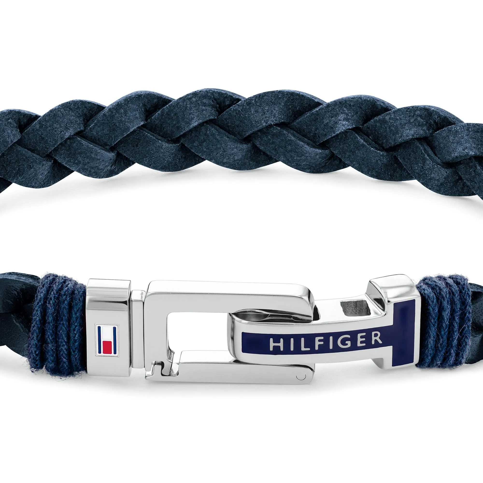 Tommy Hilfiger Bracciale in Pelle Intrecciata da Uomo - Blu (2790308) - immagine 2