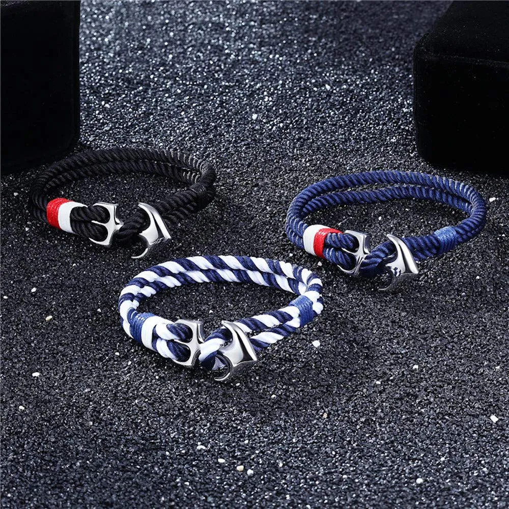 EXINOX Bracciale Ancoraggio Nautica in Acciaio Inox Lucido, Nero, 20 cm - immagine 2
