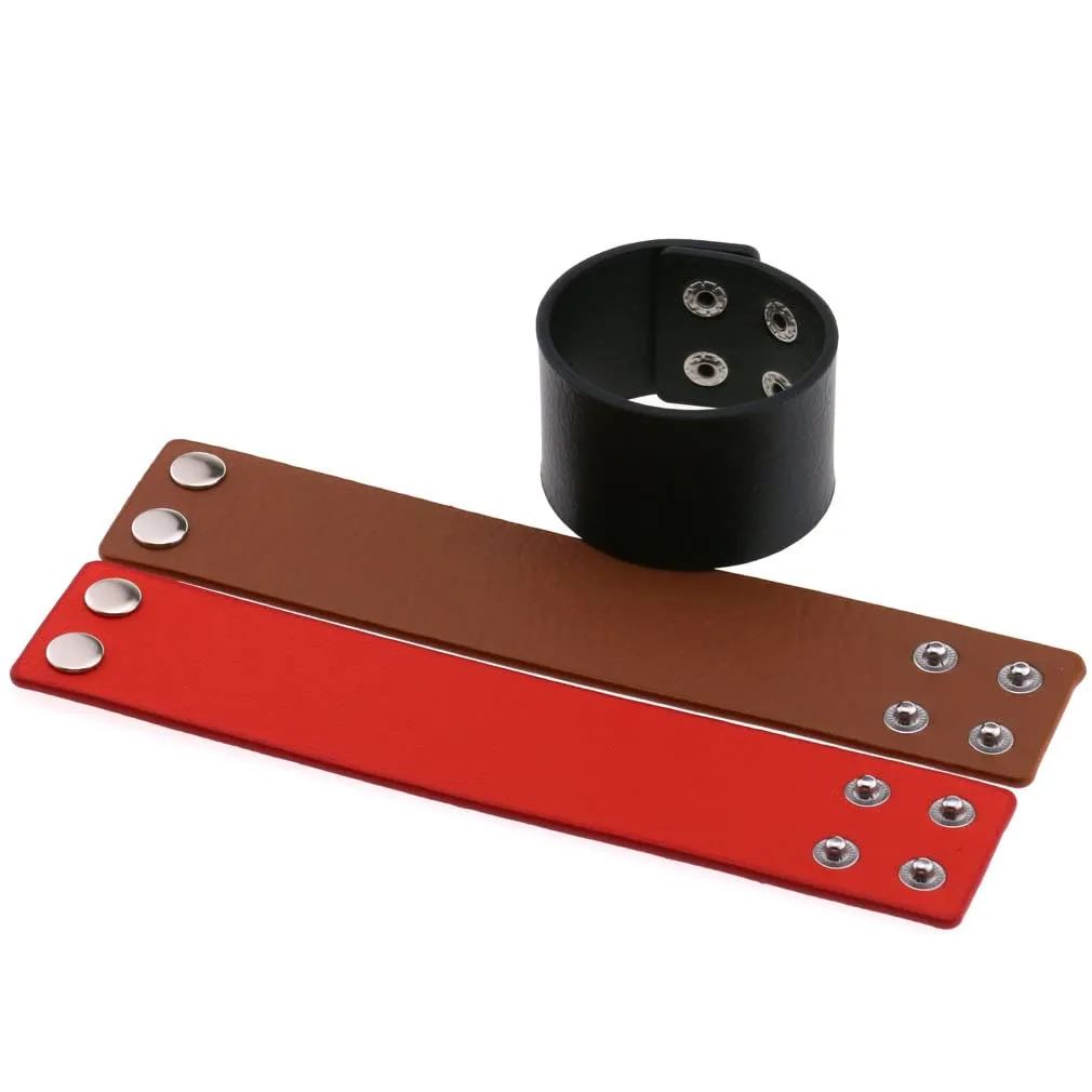 AYWTD Bracciale in Pelle Intrecciato a Mano Regolabile, Giallo - immagine 2