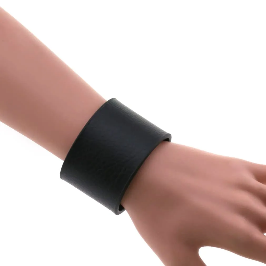 AYWTD Bracciale in Pelle Intrecciato a Mano Regolabile, Marrone Chiaro - immagine 3