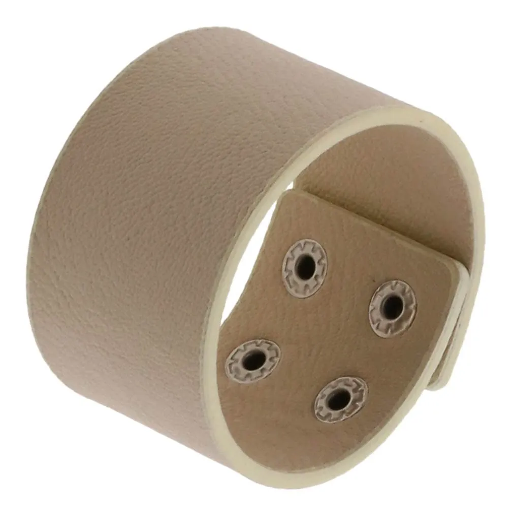 AYWTD Bracciale in Pelle Intrecciato a Mano Regolabile per Uomo e Donna, Colore della pelle - immagine 1