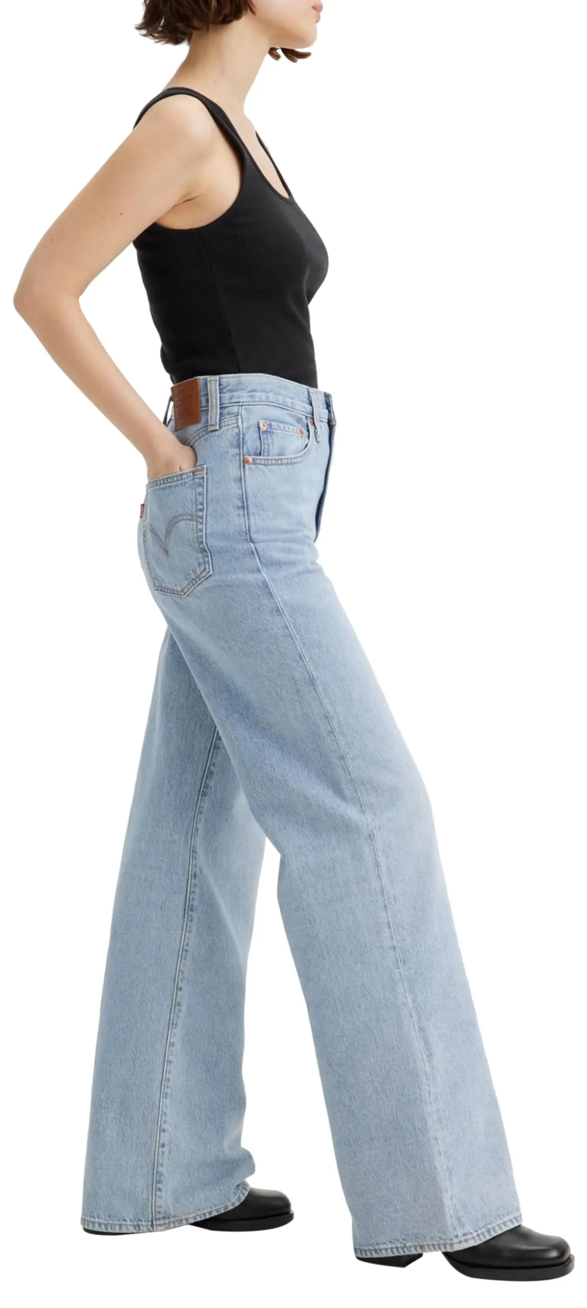 Levi's Ribcage Leg H223 Jeans, Far And Wide, 28W x 30L - immagine 9