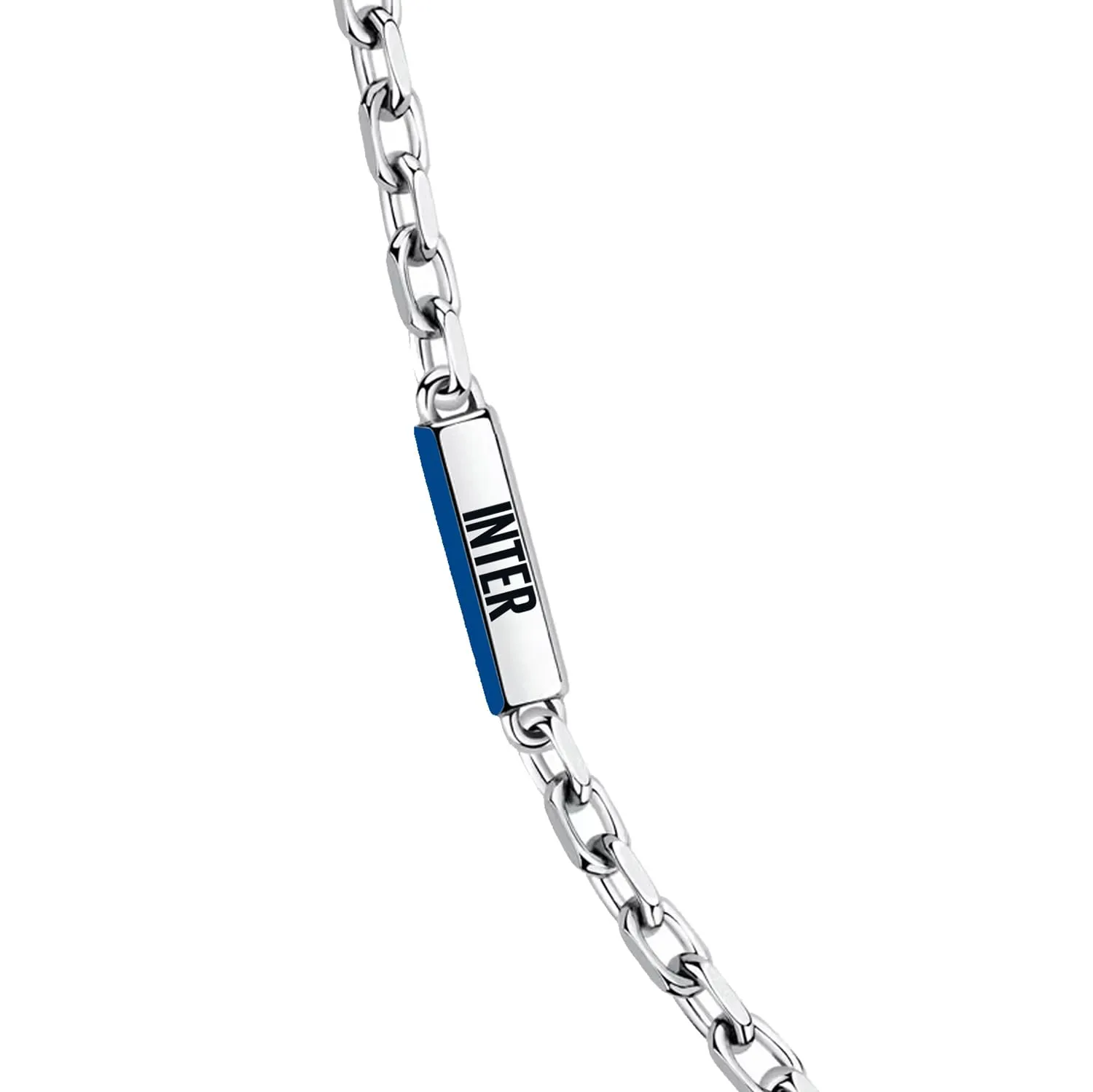 Clondo Collana Inter in Acciaio Inossidabile Slim Plate Chain Inter - immagine 2