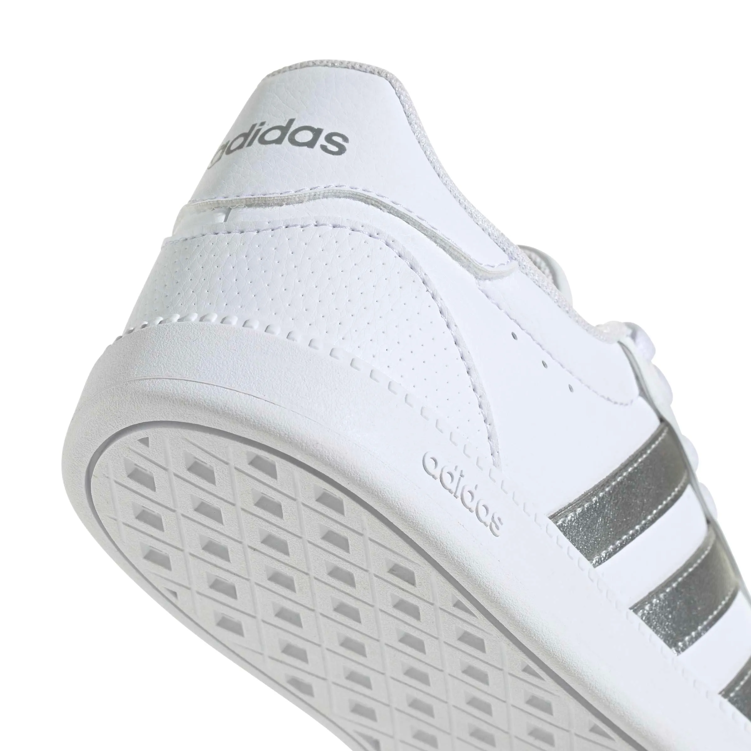 adidas Breaknet Sleek Shoes - Ftwr White/Silver Met./Ftwr White - 40 EU - immagine 5