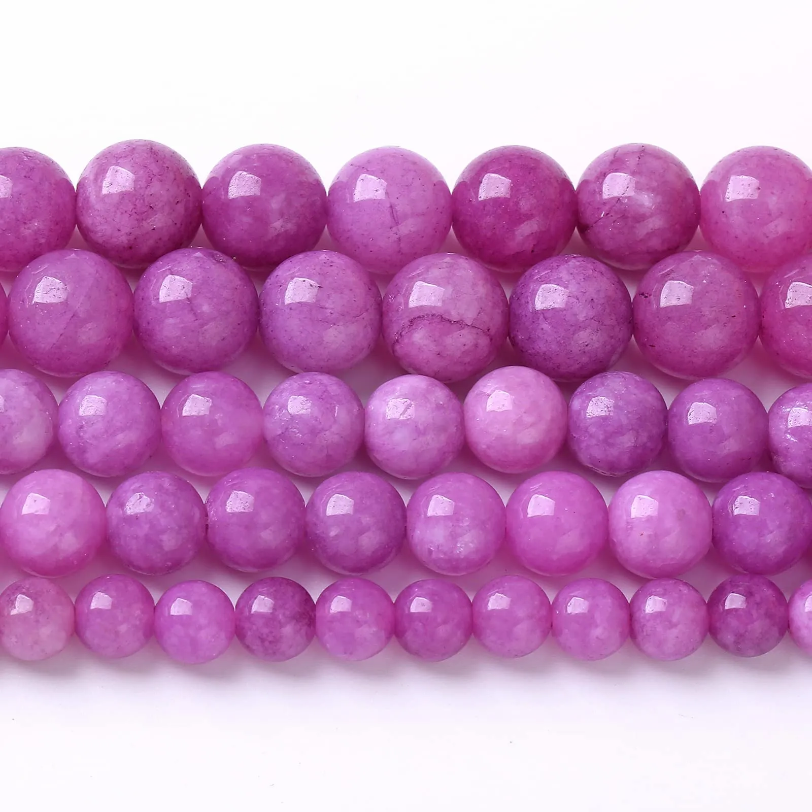 LOSKOSSLTDD1 Lepidolite Mica Loose Beads 6mm, 60 Pieces - immagine 1