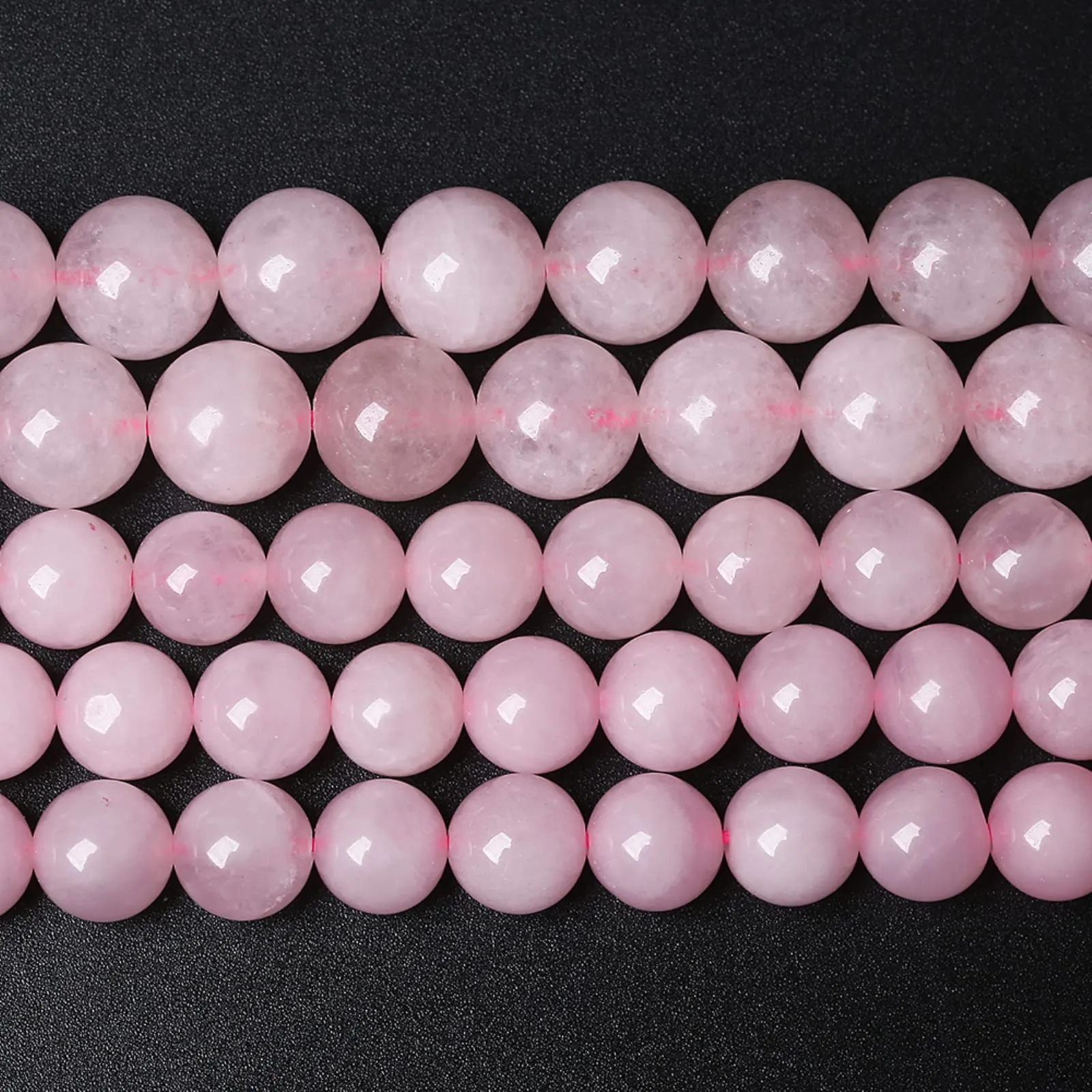 LOSKOSSLTDD1 Perline di Quarzo Rosa Brasiliano, Pietra Naturale 4mm, 86 Pezzi - immagine 1