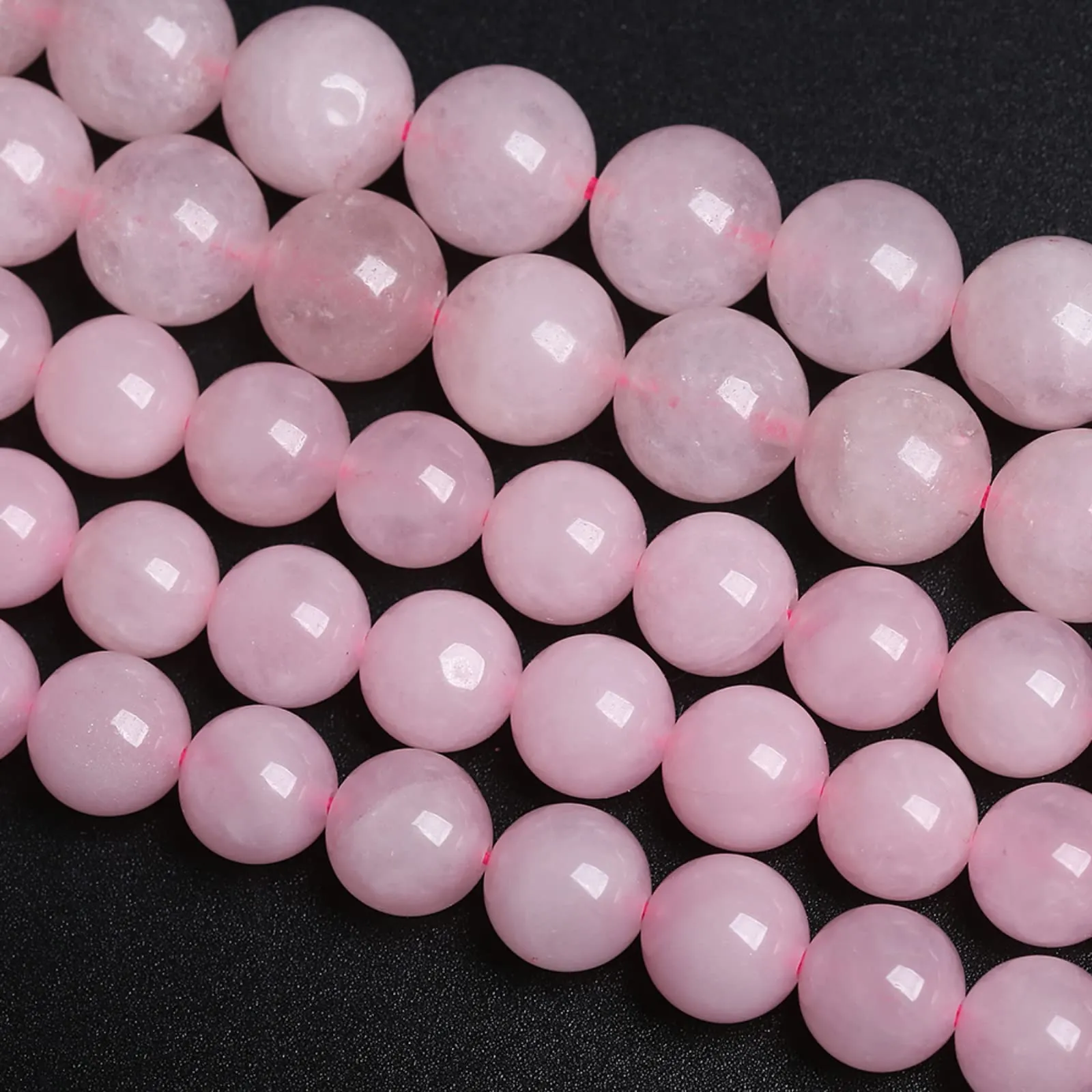 LOSKOSSLTDD1 Perline di Quarzo Rosa Brasiliano, Pietra Naturale 4mm, 86 Pezzi - immagine 2