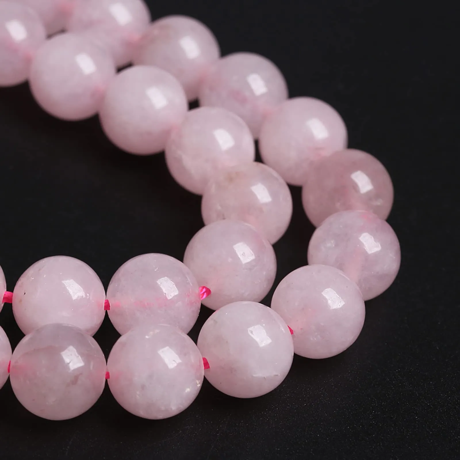 LOSKOSSLTDD1 Perline di Quarzo Rosa Brasiliano, Pietra Naturale 4mm, 86 Pezzi - immagine 4