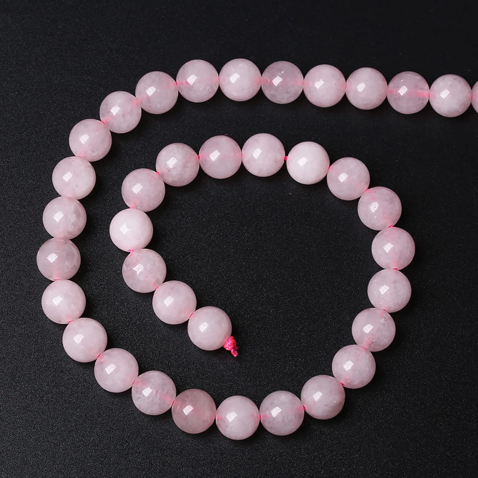 LOSKOSSLTDD1 Perline di Quarzo Rosa Brasiliano, Pietra Naturale 4mm, 86 Pezzi - immagine 5