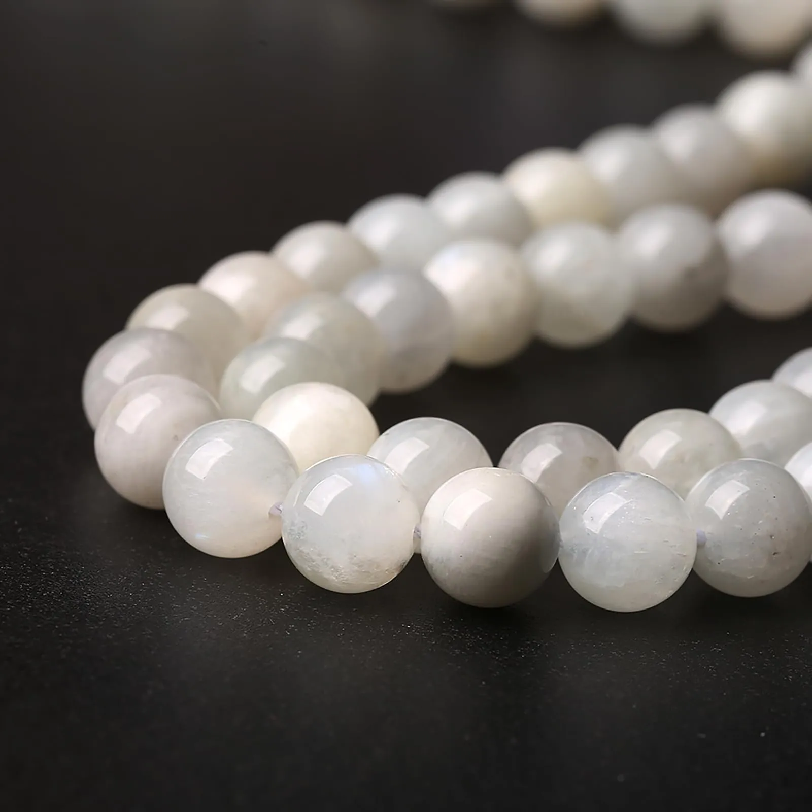 LOSKOSSLTDD1 Perline in Pietra di Luna Bianca Naturale 6mm, 60 Pezzi - immagine 3