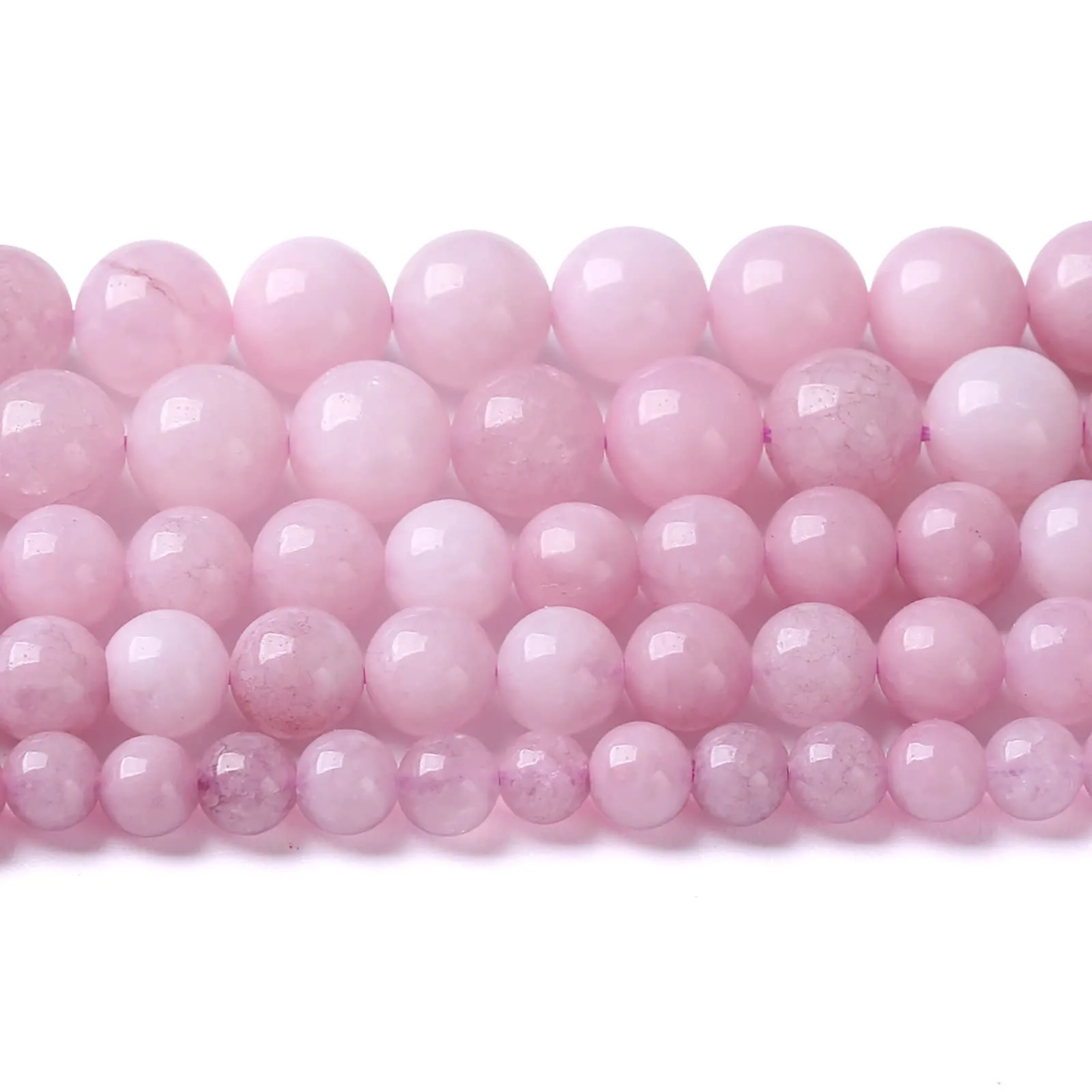 LOSKOSSLTDD1 38 Perline in Kunzite 10mm per Gioielli Fai da Te - immagine 1