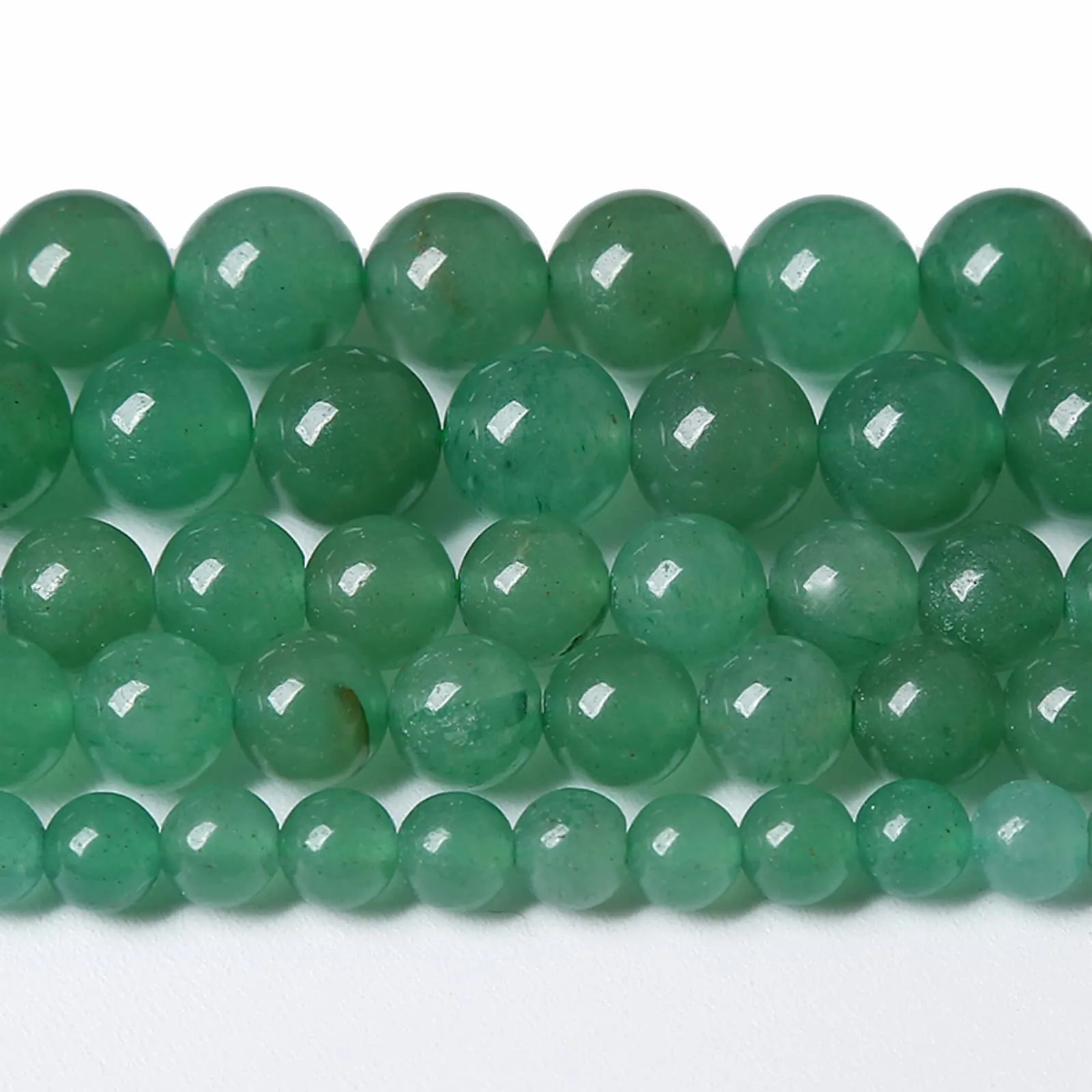 LOSKOSSLTDD1 Perline in Avventurina Verde, 4 mm, 86 Pezzi - immagine 1