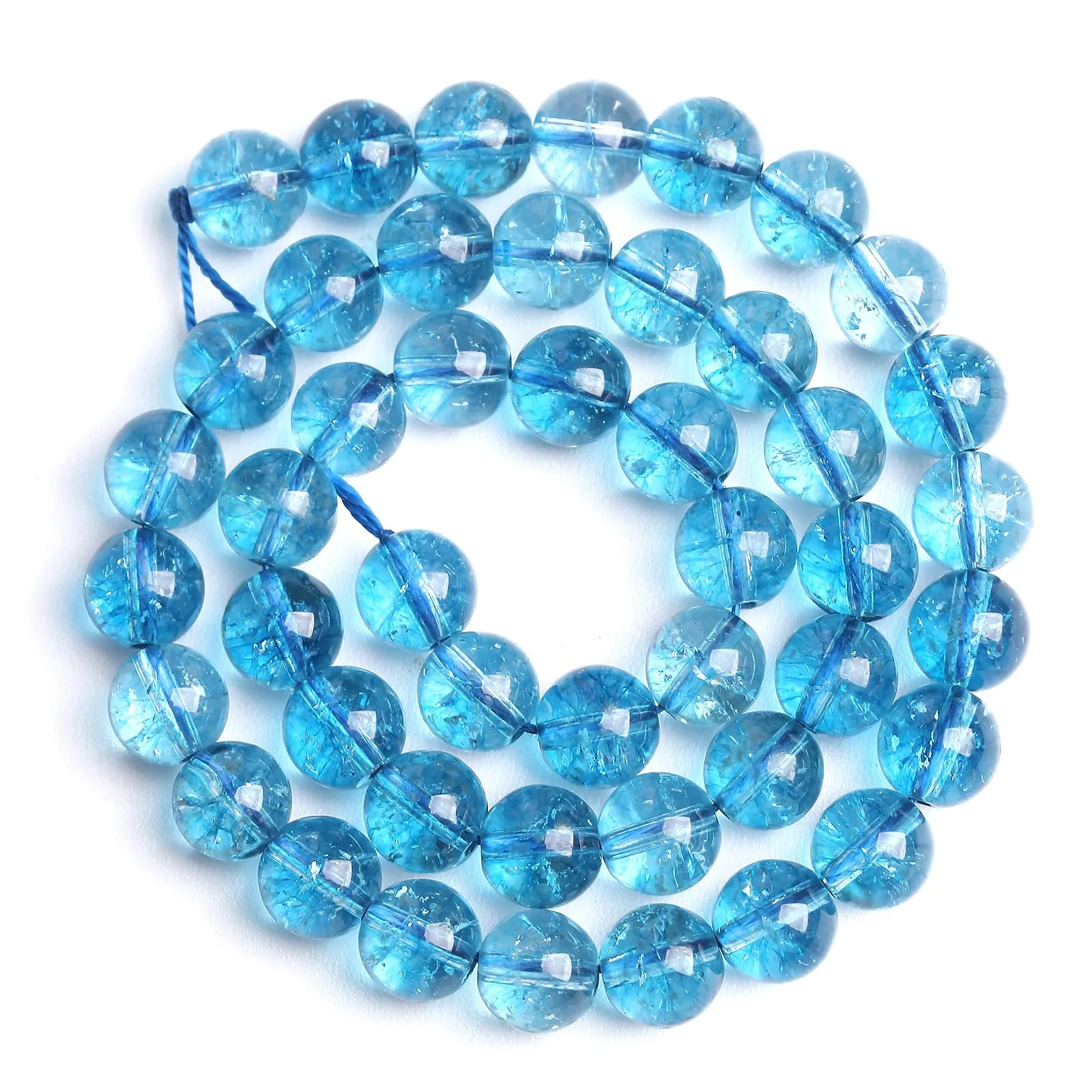 LOSKOSSLTDD1 Perline in Cristallo di Quarzo Cracklé, 4 mm, 86 Pezzi - immagine 6