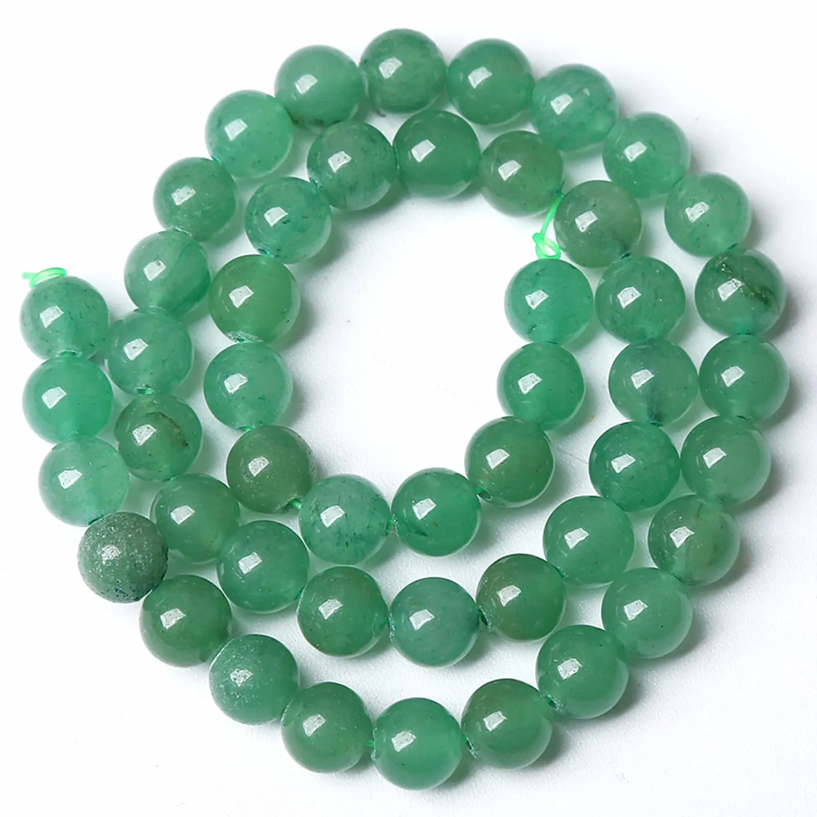 LOSKOSSLTDD1 160 Perline in Avventurina Verde, 4 mm - immagine 4