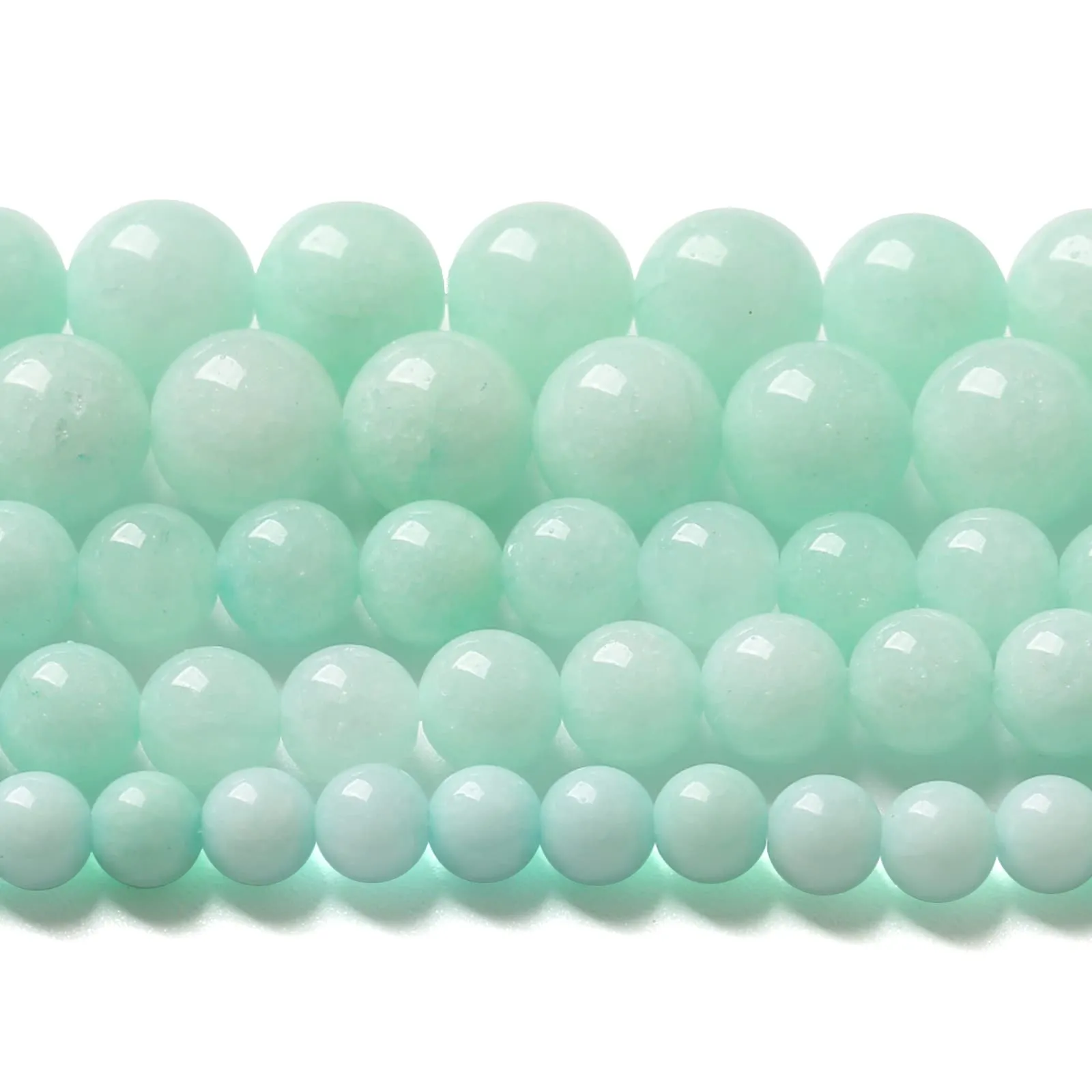 LOSKOSSLTDD1 Perline in Pietra Naturale di Amazonnite, 10 mm, 38 Pezzi - immagine 1