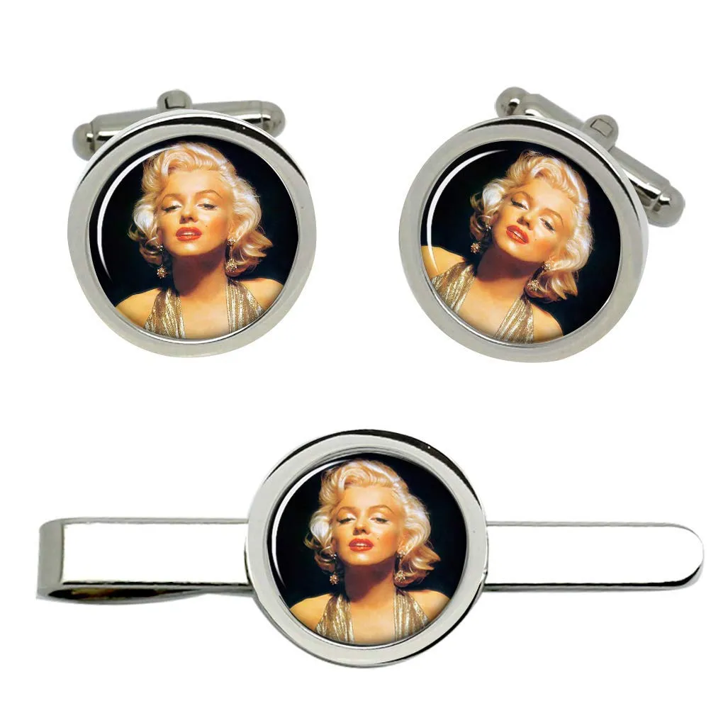 Giftshop UK Marilyn Monroe Cufflinks and Tie Clip Set - immagine 1