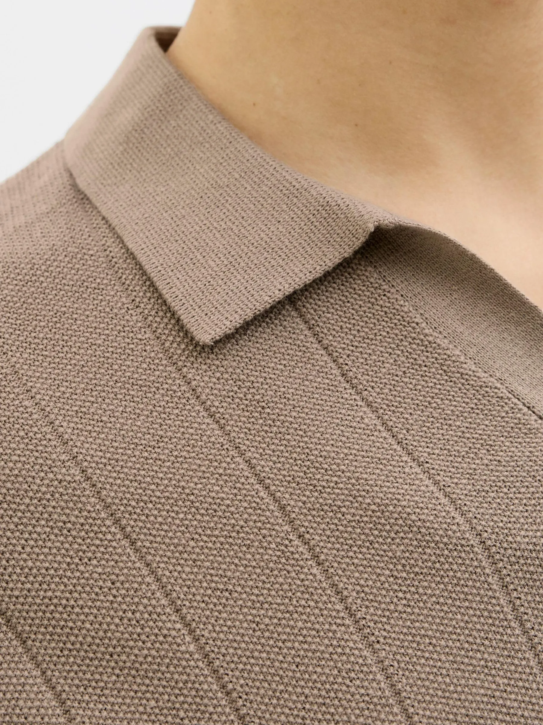 Jack & Jones Polo Monocromatico, Salvia Argento, M - immagine 5