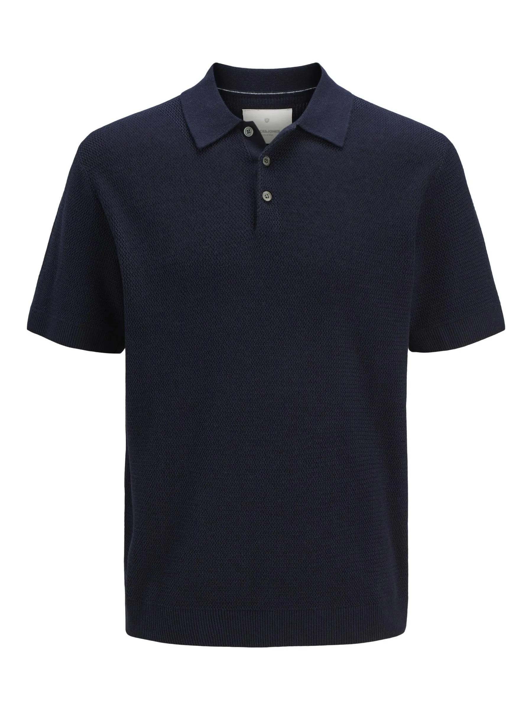 Jack & Jones Jprcccooper Knit SS Polo Shirt, Cielo Notturno, S - immagine 1
