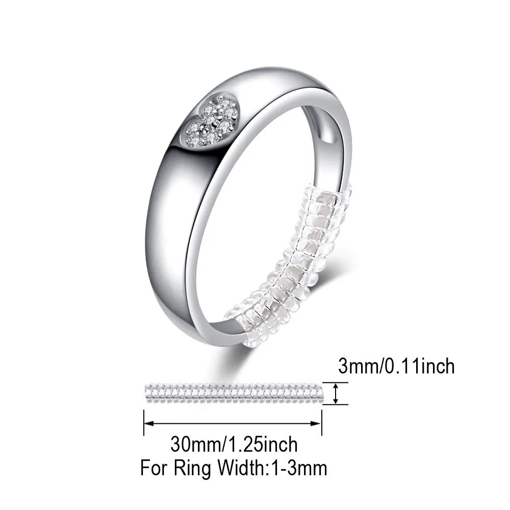 JewelryPalace Cuore Anelli Donna Argento 925 con Zirconi - immagine 5