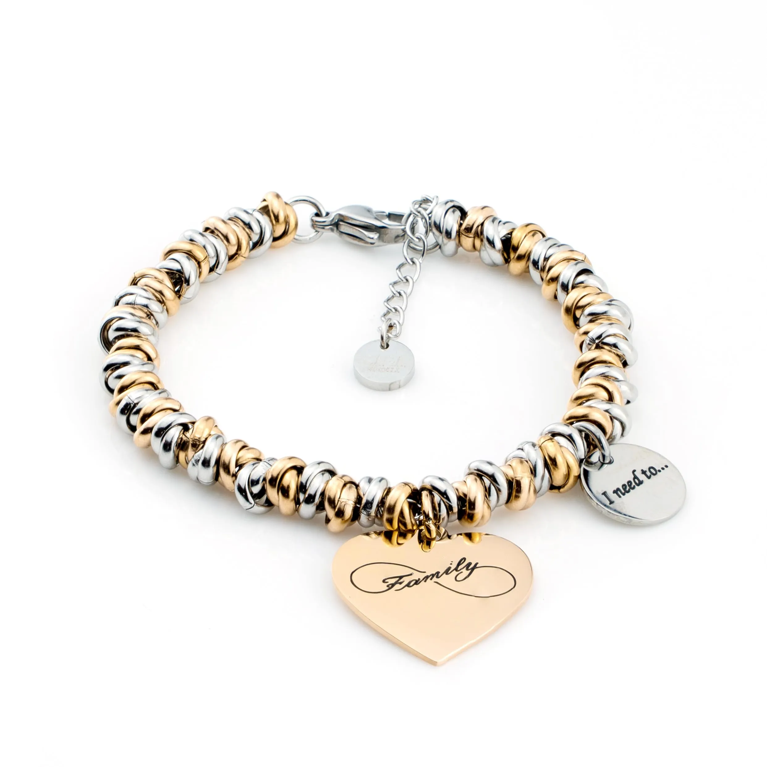 SAGA GIOIELLI Bracciale Donna I need to... Collections Protezione, Fortuna, Buoni Auspici, Amore (FAMILY 1) - immagine 2