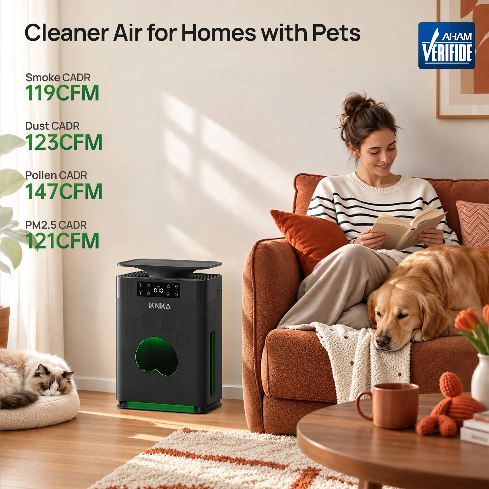 KNKA PetAir APH2500P Purificatore d'aria per animali domestici - immagine 2