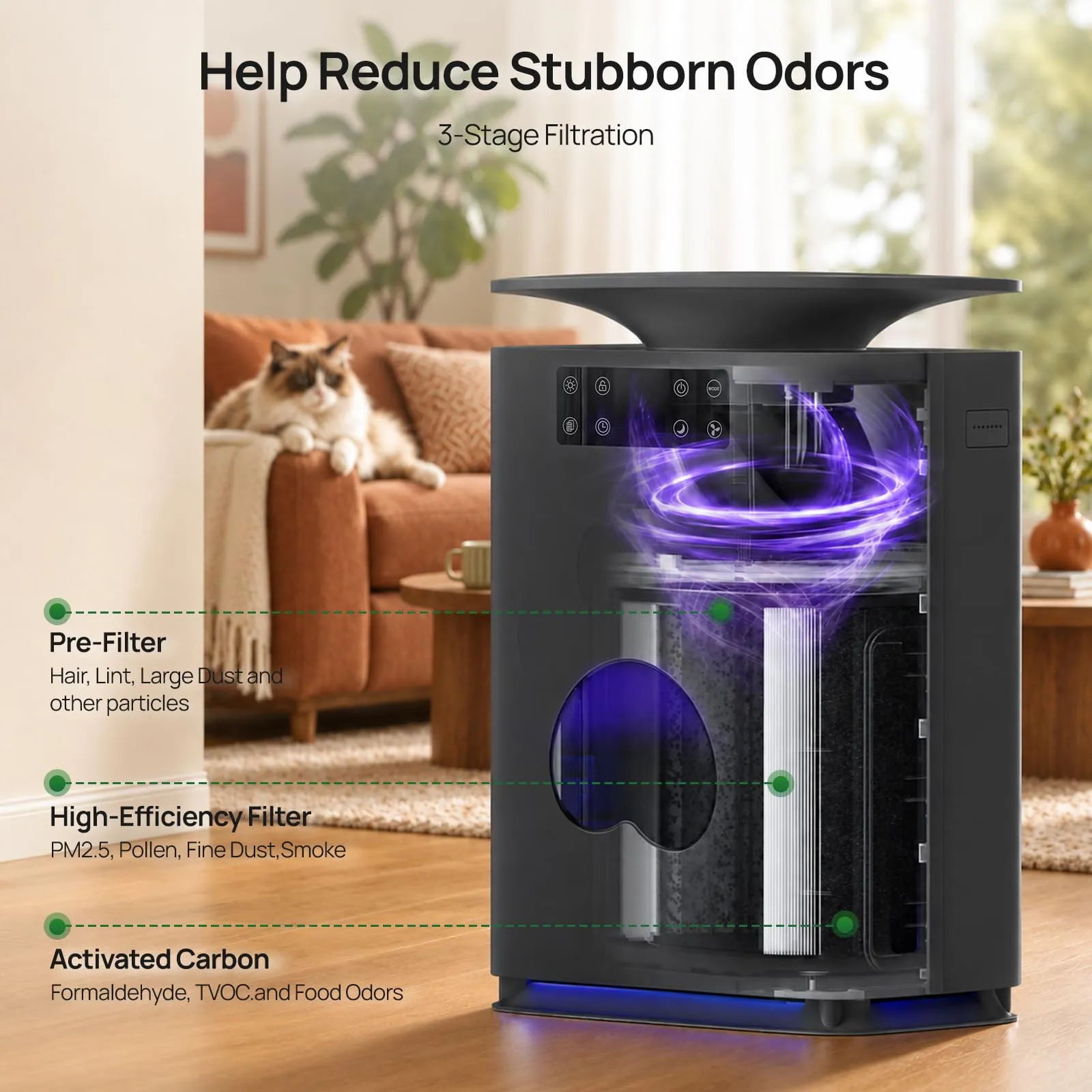 KNKA PetAir APH2500P Purificatore d'aria per animali domestici - immagine 4