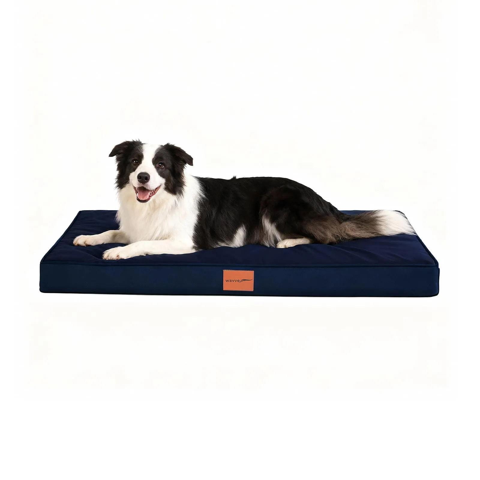 WAVVE Cuccia Cane Interno Taglia Media, 91x69x7.6 cm, Blu Navy - immagine 1